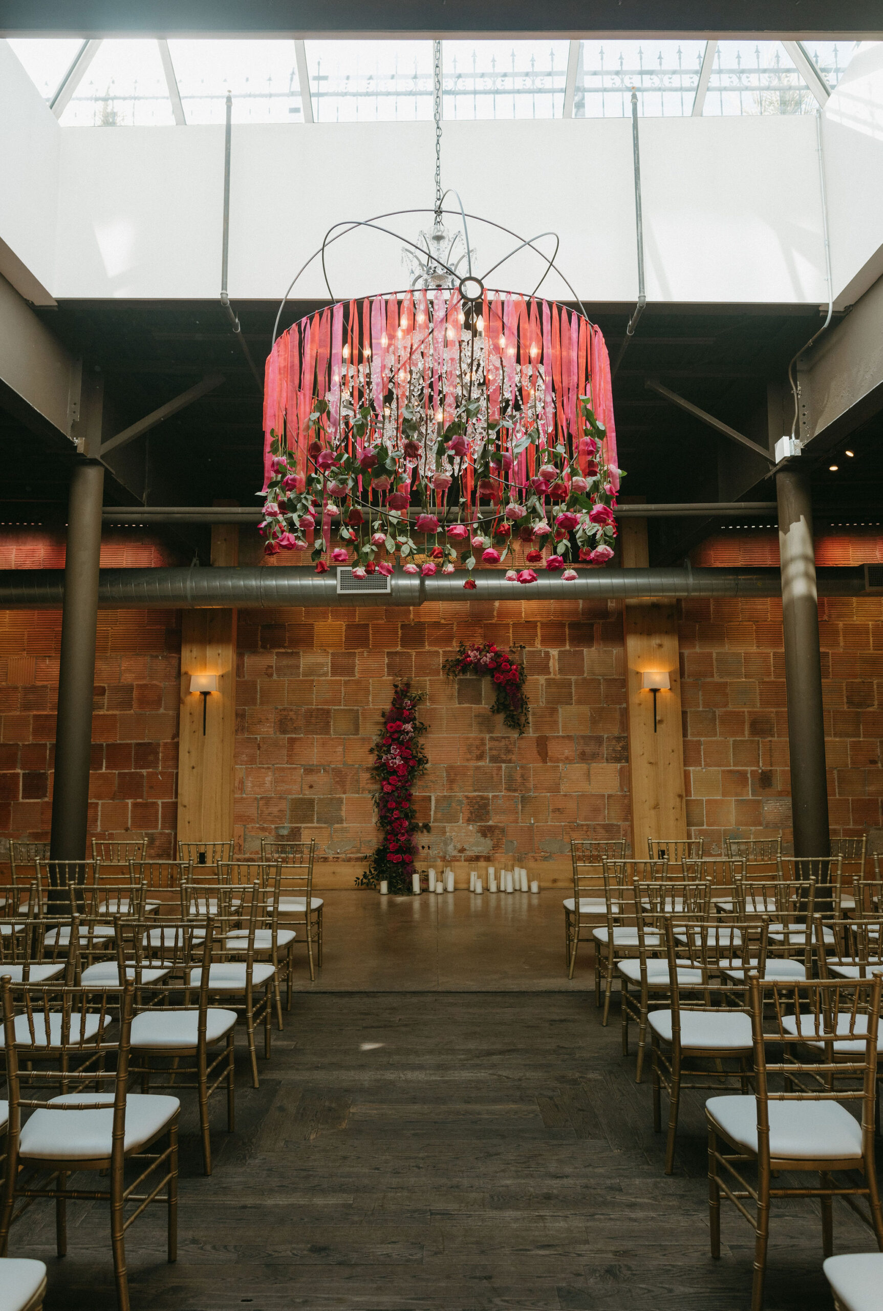 Hanging Roses Ceremony Space